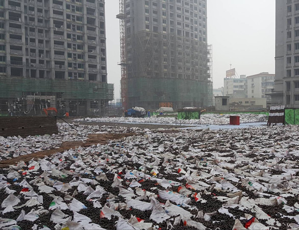 Ceramsite in  Construction site